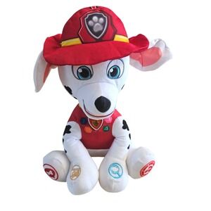 VTech Paw Patrol Marshall Interactive‎ Learning Plush Dog 80-185805 speak French